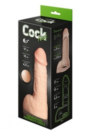 Телесный фаллоудлинитель с мошонкой Cock Next - 17 см. - LOVETOY (А-Полимер) - во Владикавказе купить с доставкой