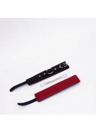 Черно-красные кожаные оковы - Crazy Handmade - купить с доставкой во Владикавказе