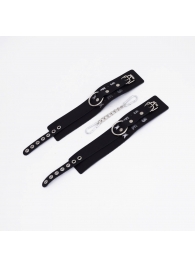 Черные кожаные оковы Sex - Crazy Handmade - купить с доставкой во Владикавказе