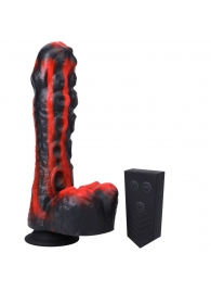 Черно-красная мини-машина на присоске Tendril Thruster - 21,6 см. - Doc Johnson - купить с доставкой во Владикавказе