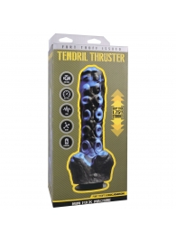 Черно-синяя мини-машина на присоске Tendril Thruster - 21,6 см. - Doc Johnson - купить с доставкой во Владикавказе