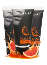 Набор из 3 съедобных лубрикантов JUJU со вкусом грейпфрута - JuJu - купить с доставкой во Владикавказе