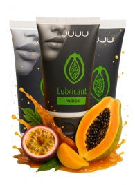 Набор из 3 съедобных лубрикантов JUJU со вкусом тропических фруктов - JuJu - купить с доставкой во Владикавказе