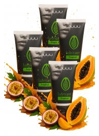 Набор из 5 съедобных лубрикантов JUJU со вкусом тропических фруктов - JuJu - купить с доставкой во Владикавказе