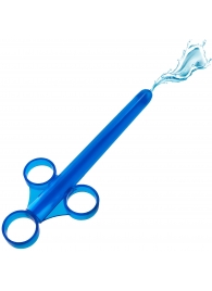 Синий шприц для введения лубриканта XL Lubricant Launcher - XR Brands - купить с доставкой во Владикавказе