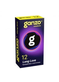 Презервативы с анестетиком для продления удовольствия Ganzo Long Love - 12 шт. - Ganzo - купить с доставкой во Владикавказе
