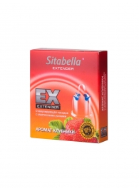 Стимулирующая насадка Sitabella Extender  Клубника - Sitabella - купить с доставкой во Владикавказе