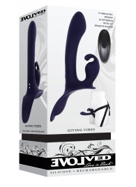 Женский страпон с вибрацией Giving Vibes - Evolved - купить с доставкой во Владикавказе