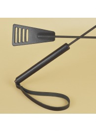 Черный кожаный стек «Сириус» - 60 см. - Sitabella - купить с доставкой во Владикавказе