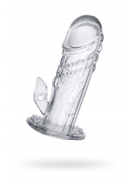 Прозрачная насадка на пенис Uco - 13 см. - A-toys - во Владикавказе купить с доставкой