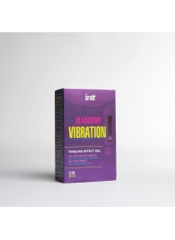 Стимулирующий гель с эффектом вибрации Blackberry Vibration - 15 мл. - INTT - купить с доставкой во Владикавказе