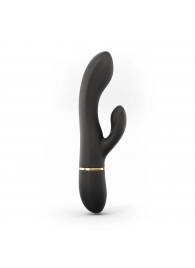 Черный вибратор-кролик Dorcel Glam Rabbit - 21 см. - Dorcel