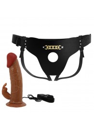 Мужской полый страпон с вибрацией Marion - Baile - купить с доставкой во Владикавказе