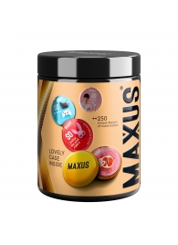 Точечные презервативы MAXUS 2000 Amazing Dots с железным кейсом - 12 шт. - Maxus - купить с доставкой во Владикавказе