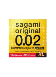 Презерватив увеличенного размера Sagami Original 0.02 XL-size - 1 шт. - Sagami - купить с доставкой во Владикавказе