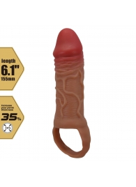 Реалистичная насадка на член Peirre - 15,5 см. - Baile - во Владикавказе купить с доставкой