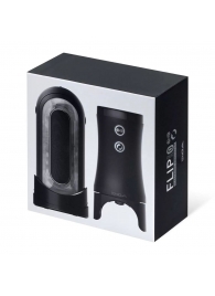 Набор Tenga Flip Zero Electronic Vibrotation: мастурбатор с вибрацией и устройство вращения - Tenga - во Владикавказе купить с доставкой