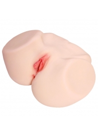 Мастурбатор-полуторс с двойным слоем материала и вибрацией Jenny Onahole Real Vagina - KOKOS - во Владикавказе купить с доставкой