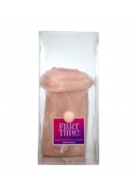 Телесный мастурбатор-вагина с фигурками на поверхности - LOVETOY (А-Полимер) - во Владикавказе купить с доставкой