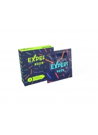 Светящиеся в темноте презервативы Expert Neon - 3 шт. - Expert - купить с доставкой во Владикавказе