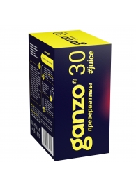 Ароматизированные презервативы Ganzo Juice - 30 шт. - Ganzo - купить с доставкой во Владикавказе