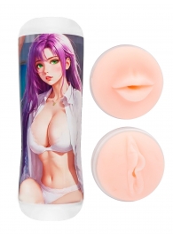 Двусторонний мастурбатор аниме - ротик и вагина - Tokyo Style - во Владикавказе купить с доставкой