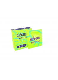 Ультратонкие презервативы Expert Invisible - 3 шт. - Expert - купить с доставкой во Владикавказе