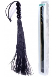 Черная силиконовая плеть - 37 см. - Boys of Toys - купить с доставкой во Владикавказе