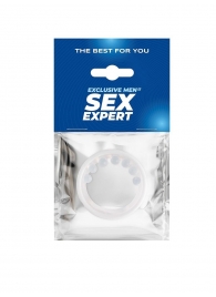 Эрекционное кольцо с мягкой стимулирующей насадкой - Sex Expert - во Владикавказе купить с доставкой