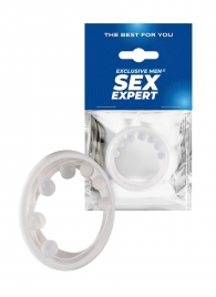 Эрекционное кольцо с мягкой стимулирующей насадкой - Sex Expert - во Владикавказе купить с доставкой