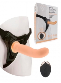 Женский вибрострапон со съемной насадкой и пультом ДУ - Erokay - купить с доставкой во Владикавказе