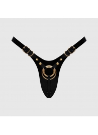 Черный пояс для фиксации насадок Strap-On-Me Leatherette Harness Fabulous - Strap-on-me - купить с доставкой во Владикавказе