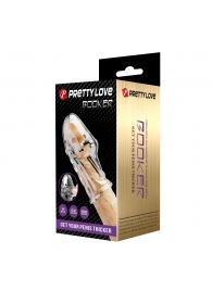 Прозрачная насадка на пенис Booker - 8 см. - Baile - во Владикавказе купить с доставкой