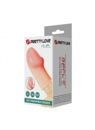 Телесная насадка на пенис Huel - 9 см. - Baile - во Владикавказе купить с доставкой