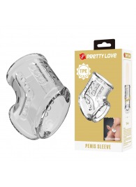 Прозрачная насадка на пенис и мошонку - Baile - во Владикавказе купить с доставкой