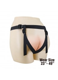Черные трусики харнесс с платформой Caludio I - Baile - купить с доставкой во Владикавказе