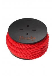 Красная веревка для шибари на катушке - 5 м. - Pecado - купить с доставкой во Владикавказе