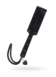 Черный кожаный пэддл - 32 см. - Pecado - купить с доставкой во Владикавказе