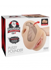 Телесный мастурбатор-вагина Pussy Pounder Squeeze Stroker - Pipedream - во Владикавказе купить с доставкой