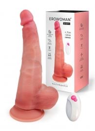 Телесный вибратор-реалистик на присоске - 30 см. - Erowoman-Eroman