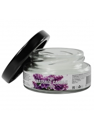 Массажная свеча «Сирень» - 50 мл. - SGAN - купить с доставкой во Владикавказе