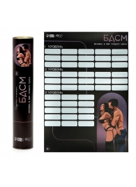 Плакат для двоих со скретч-слоем «БДСМ» - Сима-Ленд - купить с доставкой во Владикавказе