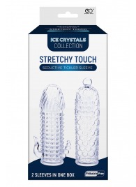 Набор из 2 прозрачных насадок на член Seductive Tickler Sleeves Set - NMC - во Владикавказе купить с доставкой