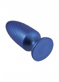 Синяя анальная пробка G Stuck Silicone Anal Plug - 13,5 см. - NMC