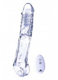 Прозрачная насадка-удлинитель Length Enhancer With Bullet с подхватом - 22,3 см. - NMC - во Владикавказе купить с доставкой