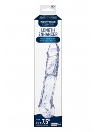 Прозрачная насадка-удлинитель Length Enhancer с подхватом - 22,3 см. - NMC - во Владикавказе купить с доставкой