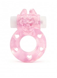 Розовое эрекционное виброкольцо в форме зайчика - 1137 - во Владикавказе купить с доставкой