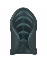 Серый сквозной мастурбатор с вибрацией Manwan Starter - Manwan - во Владикавказе купить с доставкой