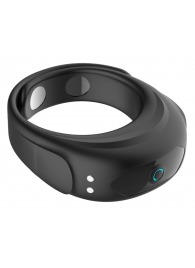 Черное эрекционное виброкольцо на ремешках - Boys of Toys - во Владикавказе купить с доставкой