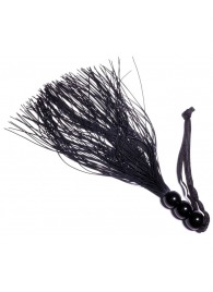 Черная силиконовая плетка - 25,4 см. - Boys of Toys - купить с доставкой во Владикавказе